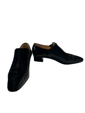 Vintage Nordstrom Italy Black Pony Hair Heels Pumps Women Size 36.5 / 6 US